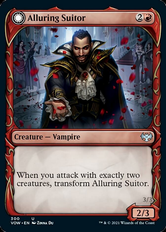 Alluring Suitor // Deadly Dancer (Showcase Fang Frame) [Innistrad: Crimson Vow] - The Mythic Store | 24h Order Processing