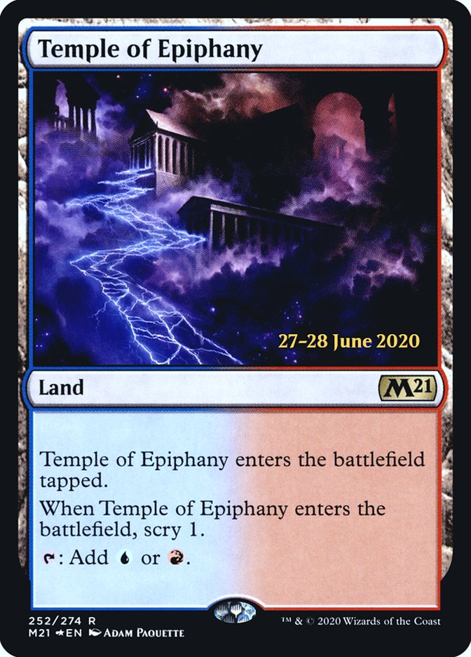 Temple of Epiphany [Core Set 2021 Prerelease Promos] - The Mythic Store | 24h Order Processing