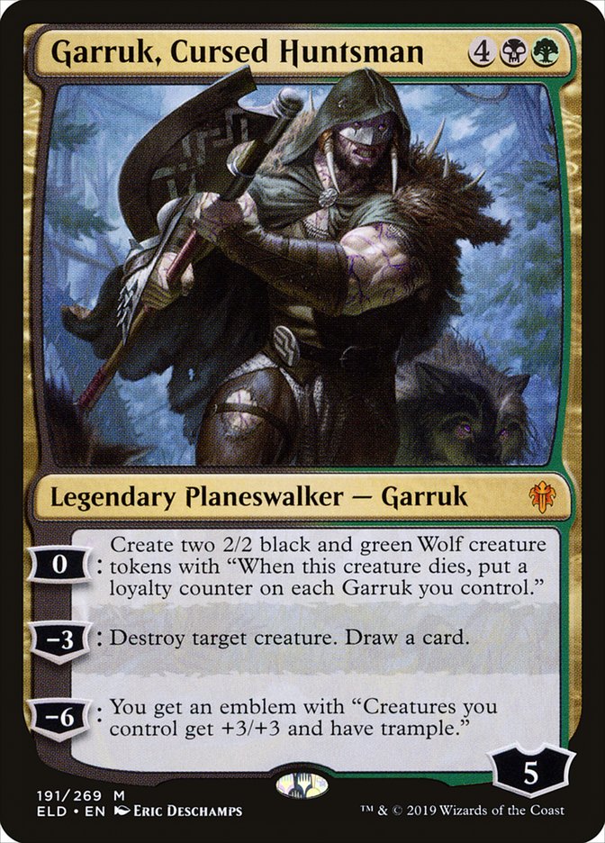 Garruk, Cursed Huntsman [Throne of Eldraine] - The Mythic Store | 24h Order Processing