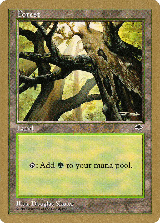 Forest (ml347a) (Matt Linde) [World Championship Decks 1999] - The Mythic Store | 24h Order Processing