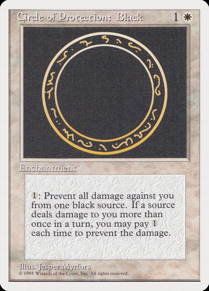 Circle of Protection: Black [Rivals Quick Start Set] - The Mythic Store | 24h Order Processing