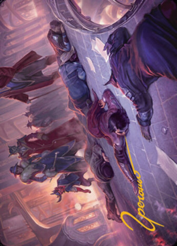 Make an Example Art Card (Gold-Stamped Signature) [Streets of New Capenna Art Series] - The Mythic Store | 24h Order Processing