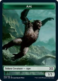 Ape // Germ Double-Sided Token [Double Masters Tokens] - The Mythic Store | 24h Order Processing