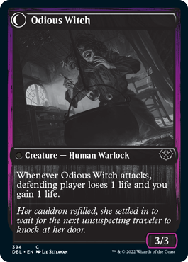 Ragged Recluse // Odious Witch [Innistrad: Double Feature] - The Mythic Store | 24h Order Processing