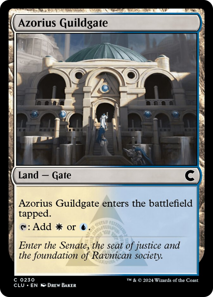 Azorius Guildgate [Ravnica: Clue Edition] - The Mythic Store | 24h Order Processing