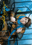 Locked in the Cemetery Art Card (Gold-Stamped Signature) [Innistrad: Midnight Hunt Art Series] - The Mythic Store | 24h Order Processing