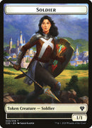 Human Soldier (005) // Drake Double-Sided Token [Commander 2020 Tokens] - The Mythic Store | 24h Order Processing