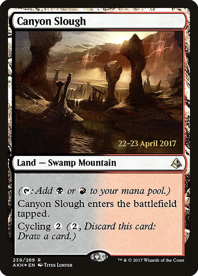 Canyon Slough [Amonkhet Prerelease Promos] - The Mythic Store | 24h Order Processing