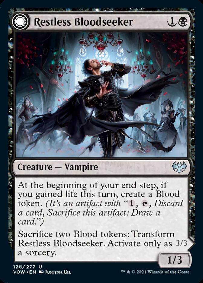 Restless Bloodseeker // Bloodsoaked Reveler [Innistrad: Crimson Vow] - The Mythic Store | 24h Order Processing