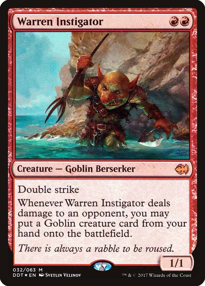 Warren Instigator [Duel Decks: Merfolk vs. Goblins] - The Mythic Store | 24h Order Processing