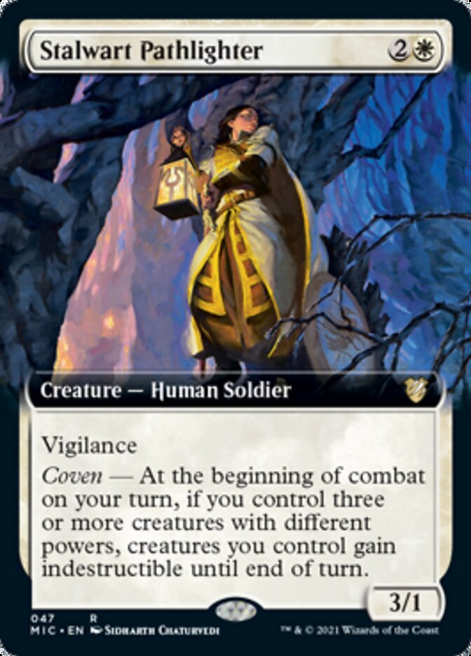 Stalwart Pathlighter (Extended Art) [Innistrad: Midnight Hunt Commander] - The Mythic Store | 24h Order Processing