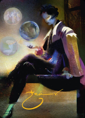 Obscura Interceptor Art Card (Gold-Stamped Signature) [Streets of New Capenna Art Series] - The Mythic Store | 24h Order Processing
