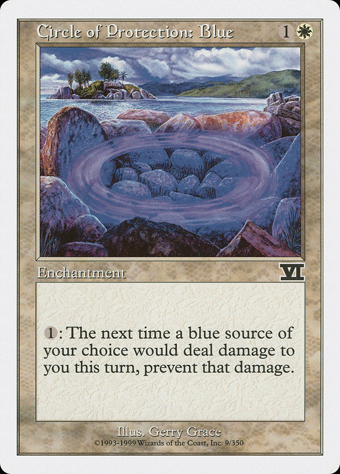 Circle of Protection: Blue [Classic Sixth Edition] - The Mythic Store | 24h Order Processing