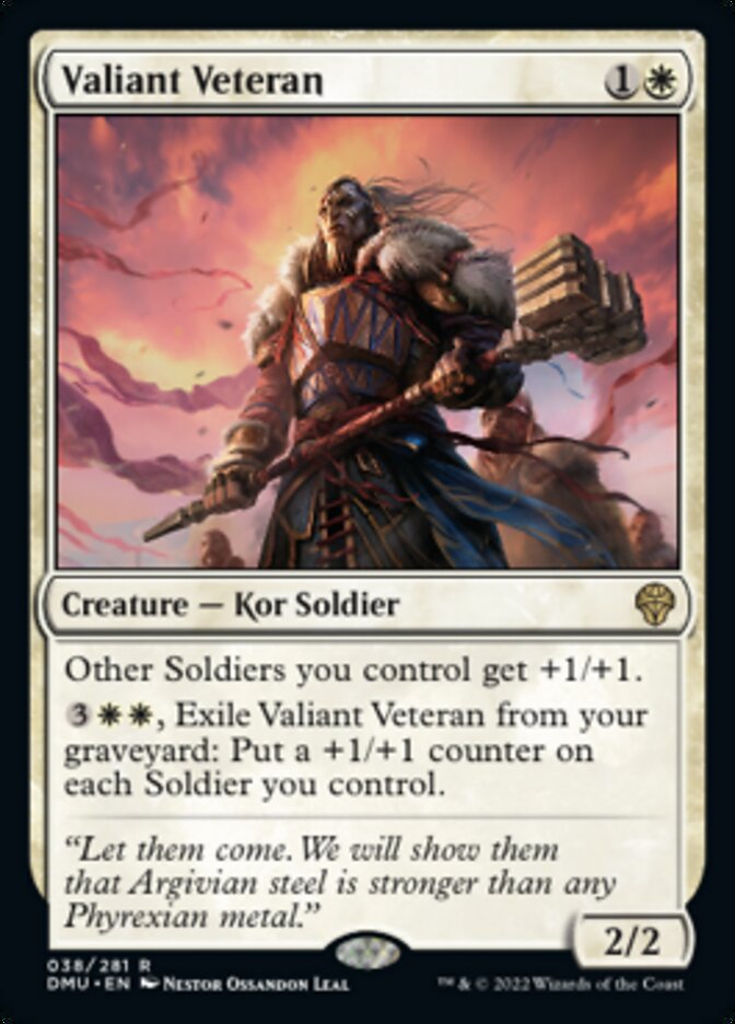 Valiant Veteran [Dominaria United] - The Mythic Store | 24h Order Processing