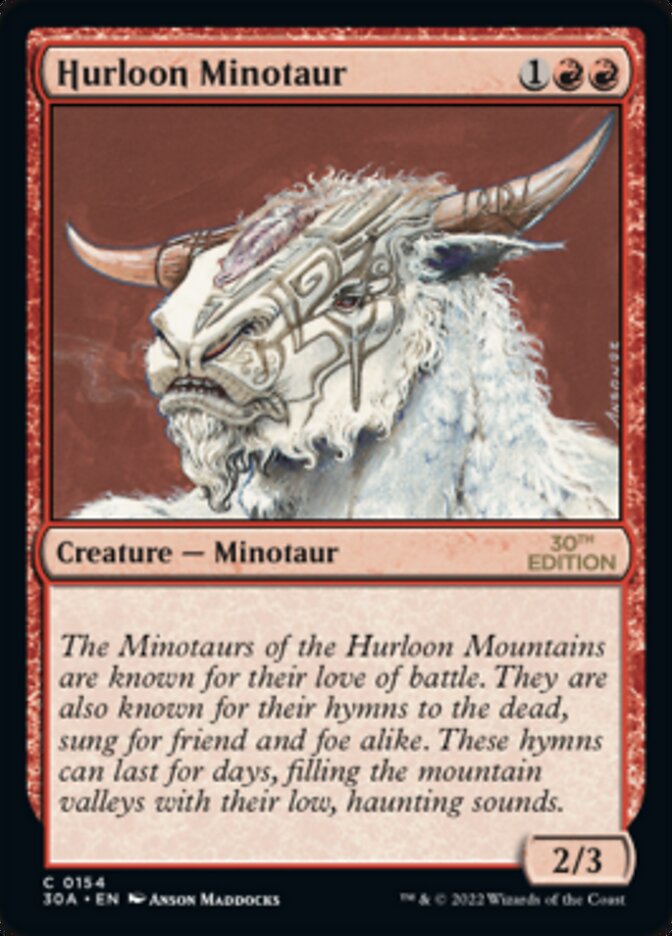 Hurloon Minotaur [30th Anniversary Edition] - The Mythic Store | 24h Order Processing