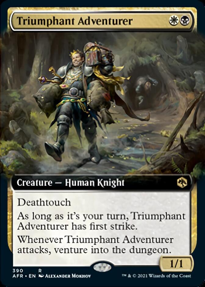 Triumphant Adventurer (Extended Art) [Dungeons & Dragons: Adventures in the Forgotten Realms] - The Mythic Store | 24h Order Processing