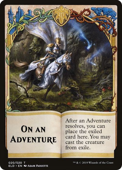 On An Adventure // Spirit Double-Sided Token [Challenger Decks 2020 Tokens] - The Mythic Store | 24h Order Processing