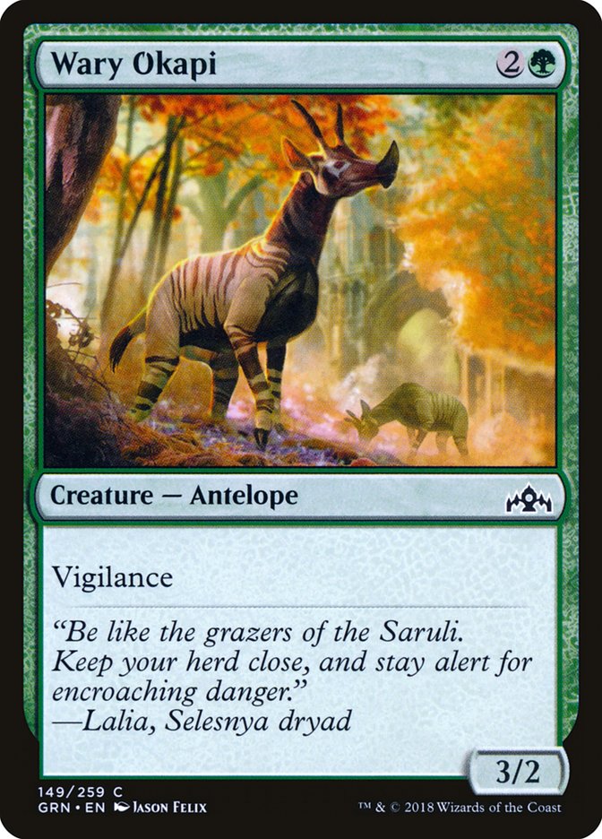 Wary Okapi [Guilds of Ravnica] - The Mythic Store | 24h Order Processing