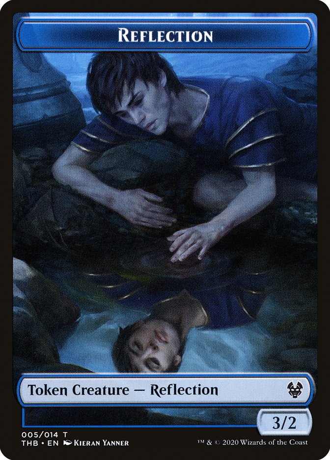 Human Soldier // Reflection Double-Sided Token [Theros Beyond Death Tokens] - The Mythic Store | 24h Order Processing