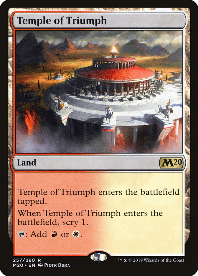 Temple of Triumph [Core Set 2020] - The Mythic Store | 24h Order Processing