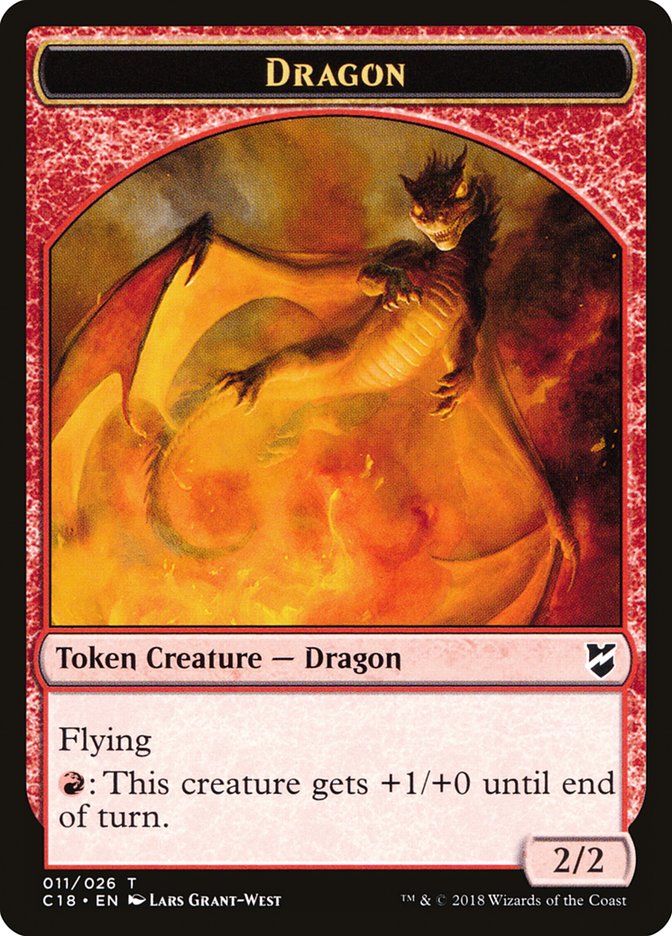 Dragon Token [Commander 2018 Tokens] - The Mythic Store | 24h Order Processing