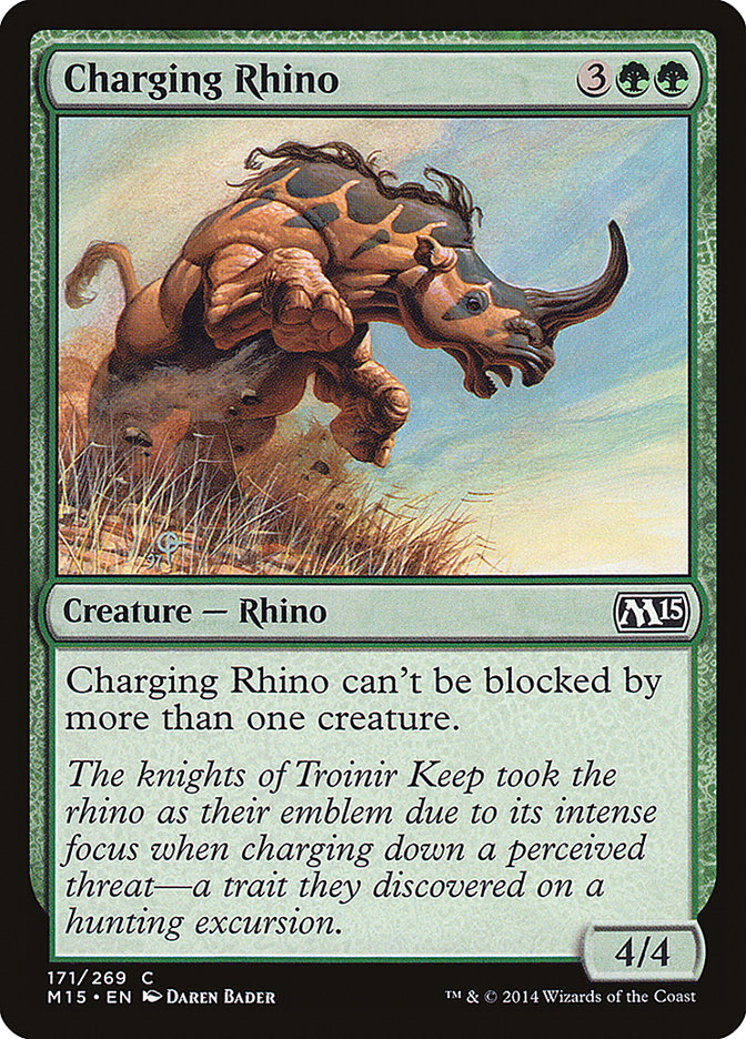 Charging Rhino [Magic 2015] - The Mythic Store | 24h Order Processing