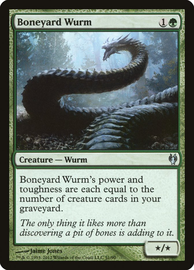 Boneyard Wurm [Duel Decks: Izzet vs. Golgari] - The Mythic Store | 24h Order Processing