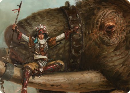 Tuskguard Captain Art Card [Commander Masters Art Series] - The Mythic Store | 24h Order Processing