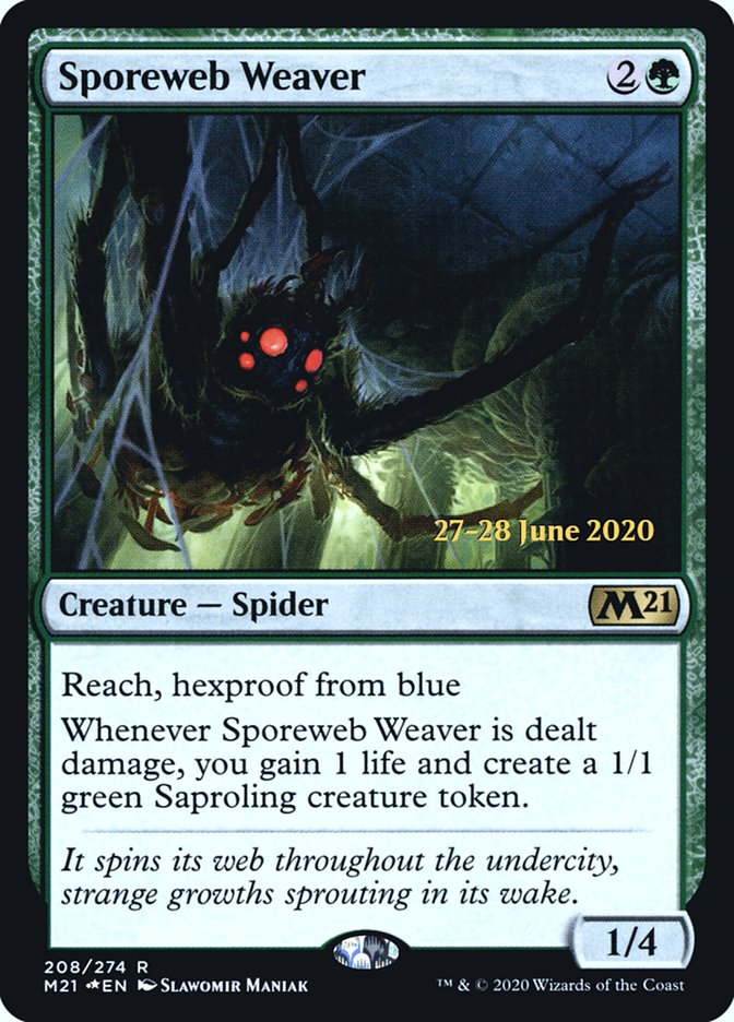 Sporeweb Weaver [Core Set 2021 Prerelease Promos] - The Mythic Store | 24h Order Processing