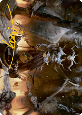 Ormendahl, the Corrupter Art Card (Gold-Stamped Signature) [Innistrad: Midnight Hunt Art Series] - The Mythic Store | 24h Order Processing