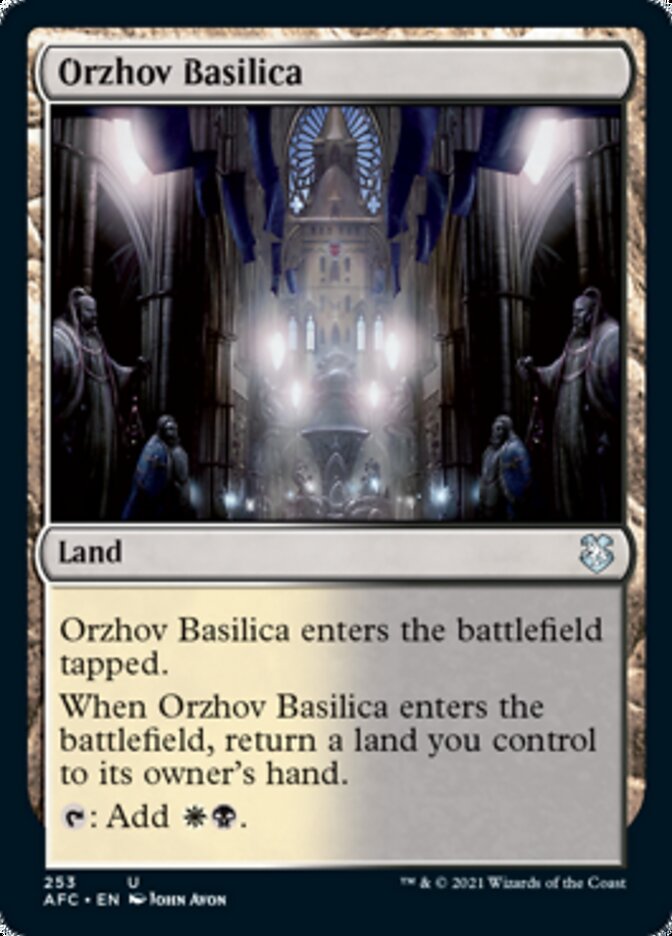 Orzhov Basilica [Dungeons & Dragons: Adventures in the Forgotten Realms Commander] - The Mythic Store | 24h Order Processing