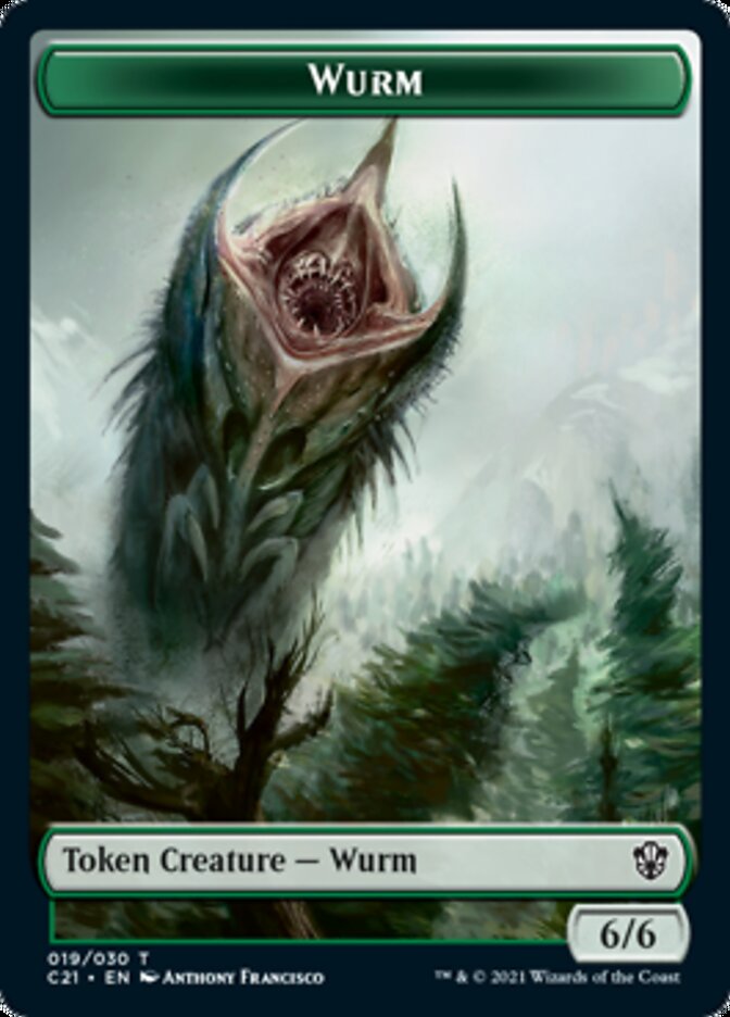 Wurm // Kraken Double-Sided Token [Commander 2021 Tokens] - The Mythic Store | 24h Order Processing