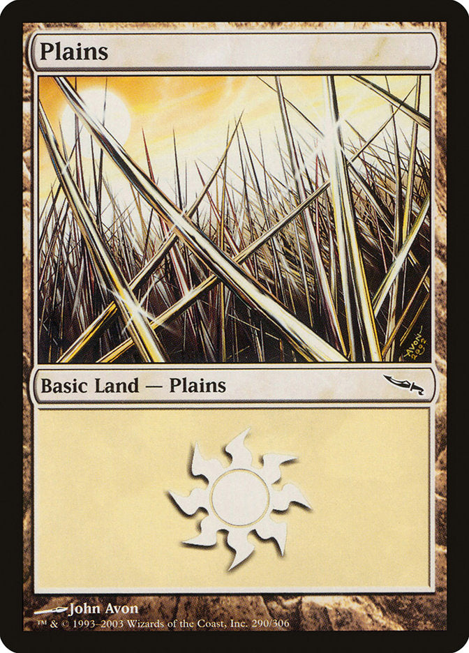 Plains (290) [Mirrodin] - The Mythic Store | 24h Order Processing