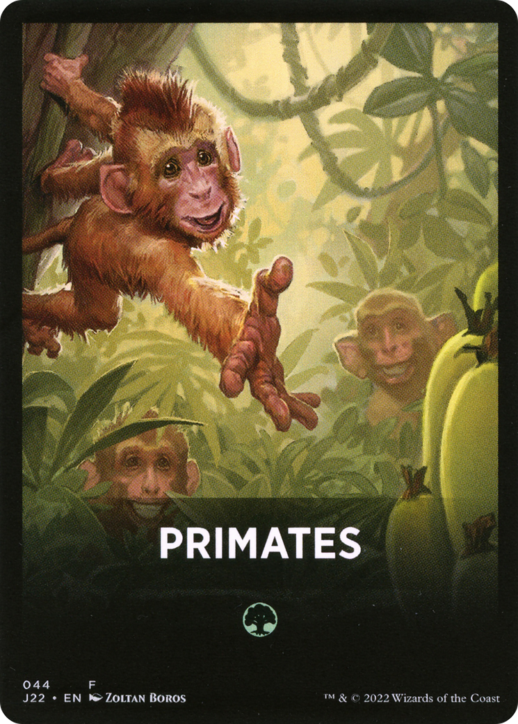 Primates Theme Card [Jumpstart 2022 Front Cards] - The Mythic Store | 24h Order Processing
