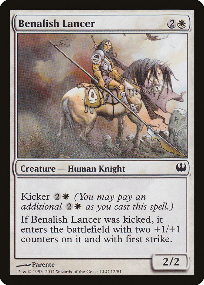 Benalish Lancer [Duel Decks: Knights vs. Dragons] - The Mythic Store | 24h Order Processing