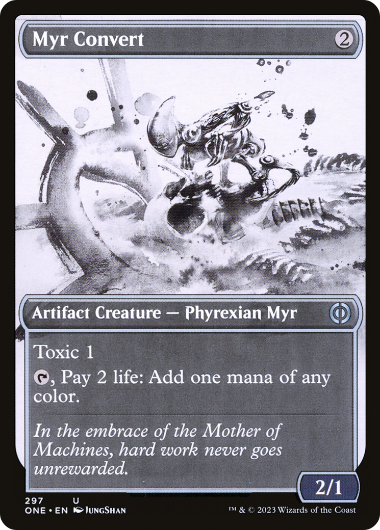 Myr Convert (Showcase Ichor) [Phyrexia: All Will Be One] - The Mythic Store | 24h Order Processing