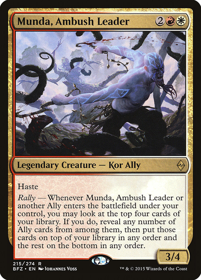 Munda, Ambush Leader [Battle for Zendikar] - The Mythic Store | 24h Order Processing