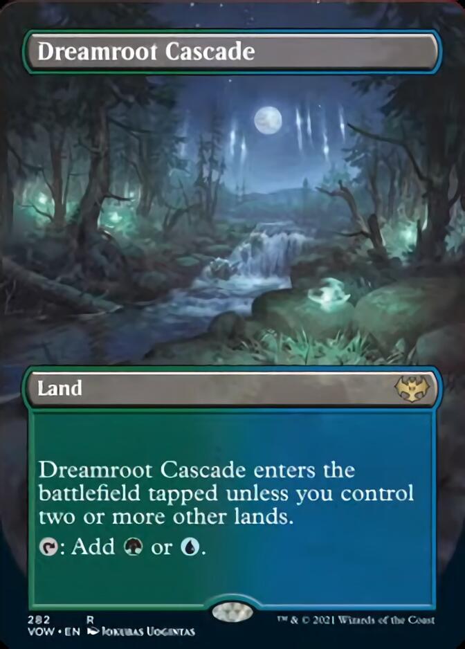 Dreamroot Cascade (Borderless Alternate Art) [Innistrad: Crimson Vow] - The Mythic Store | 24h Order Processing