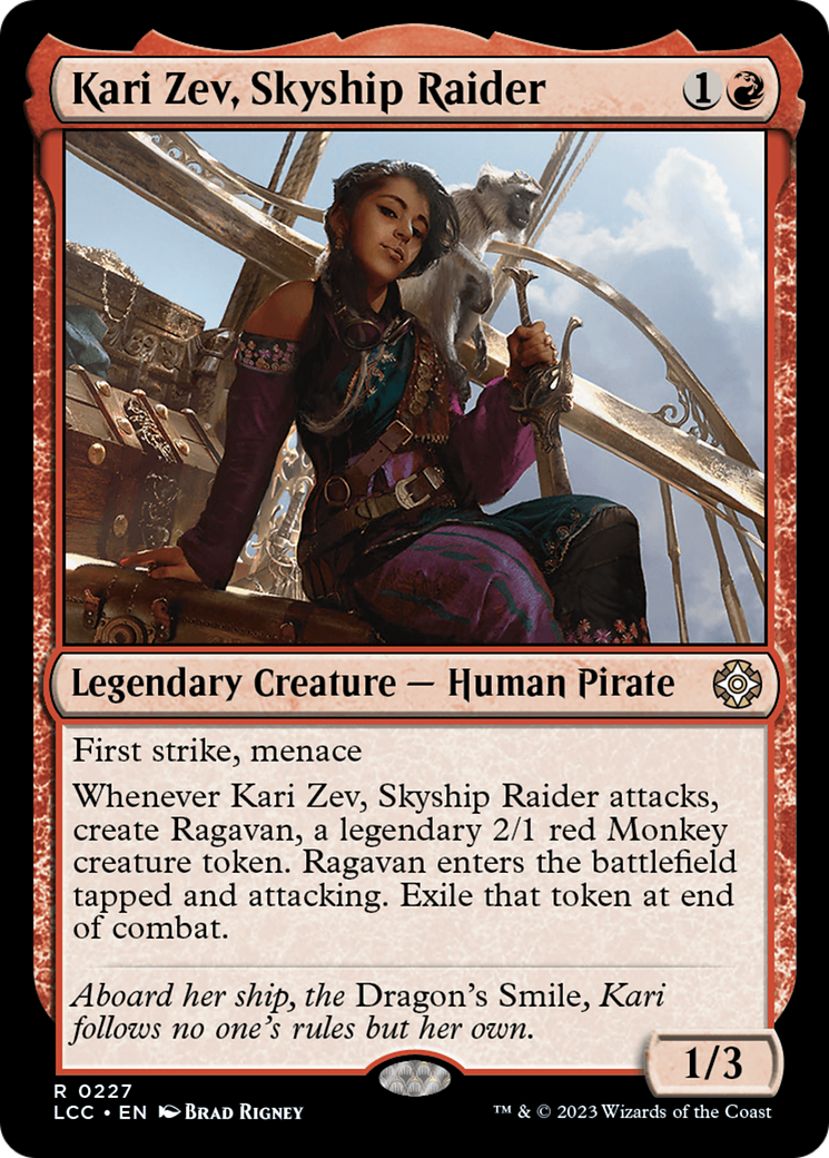 Kari Zev, Skyship Raider [The Lost Caverns of Ixalan Commander] - The Mythic Store | 24h Order Processing