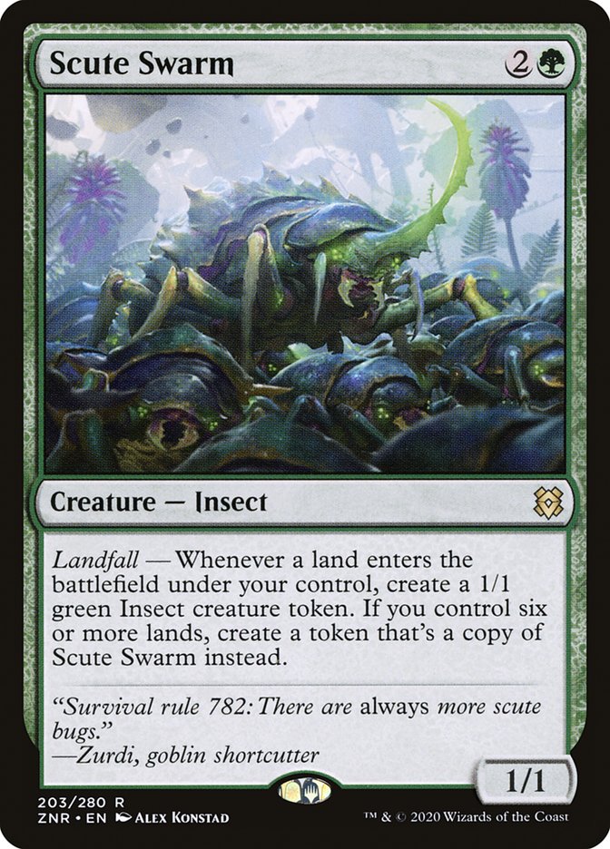 Scute Swarm [Zendikar Rising] - The Mythic Store | 24h Order Processing