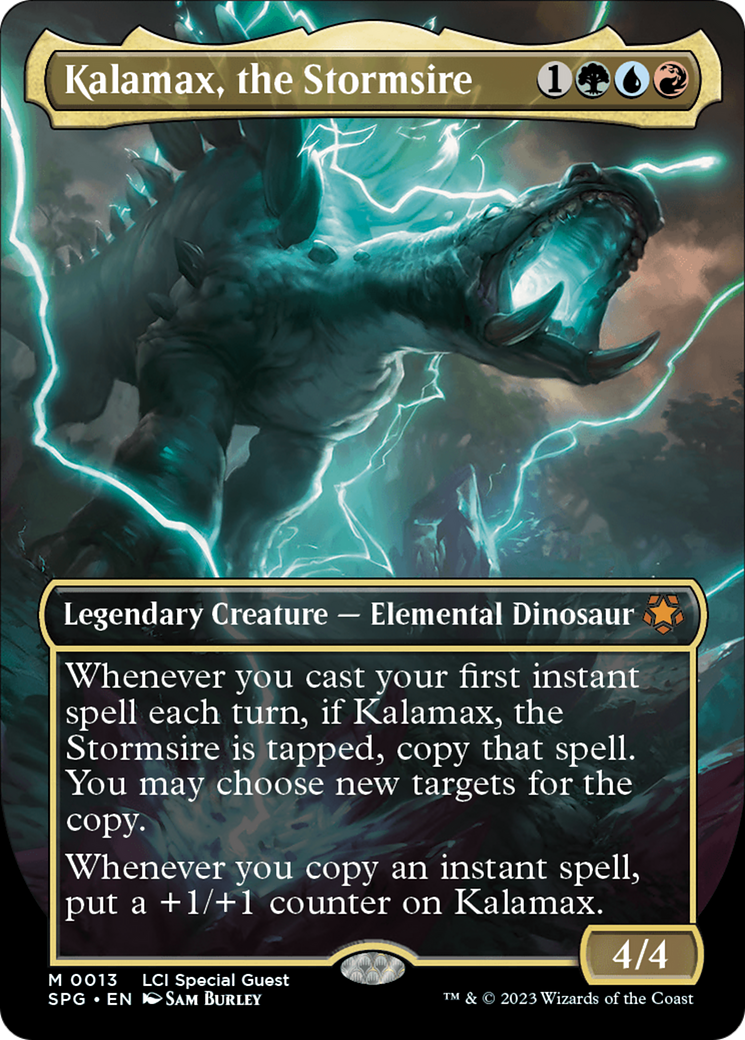 Kalamax, the Stormsire (Borderless) [The Lost Caverns of Ixalan Special Guests] - The Mythic Store | 24h Order Processing