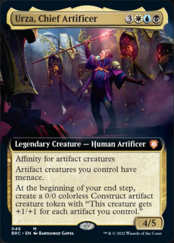 Urza, Chief Artificer (Extended Art) [The Brothers' War Commander] - The Mythic Store | 24h Order Processing