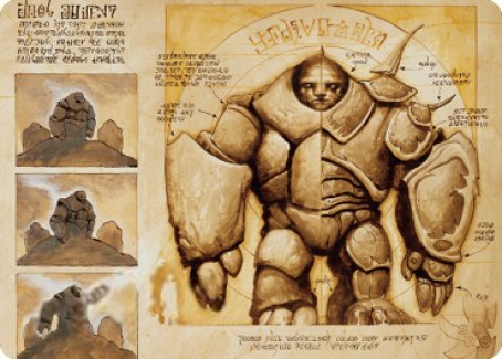 Precursor Golem Art Card [The Brothers' War Art Series] - The Mythic Store | 24h Order Processing