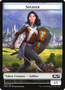 Soldier // Dinosaur Double-Sided Token [Game Night 2019 Tokens] - The Mythic Store | 24h Order Processing