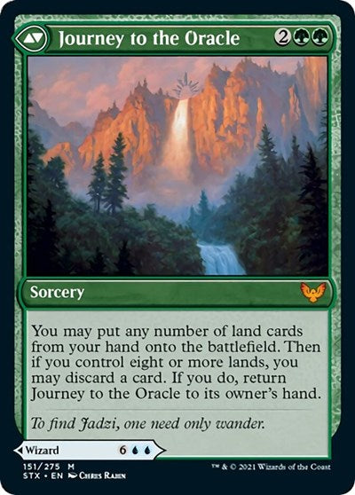 Jadzi, Oracle of Arcavios // Journey to the Oracle [Strixhaven: School of Mages Prerelease Promos] - The Mythic Store | 24h Order Processing