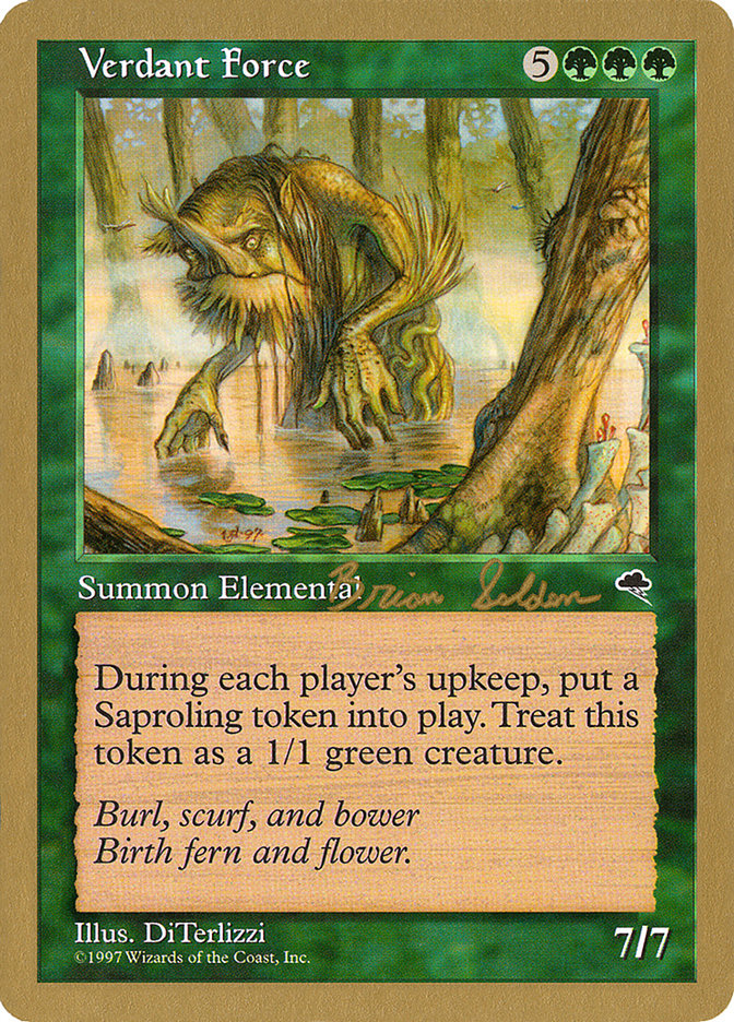 Verdant Force (Brian Selden) [World Championship Decks 1998] - The Mythic Store | 24h Order Processing