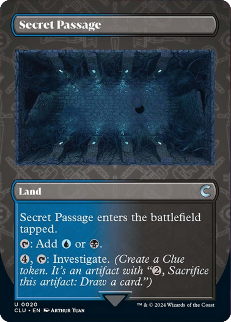 Secret Passage (Borderless) [Ravnica: Clue Edition] - The Mythic Store | 24h Order Processing