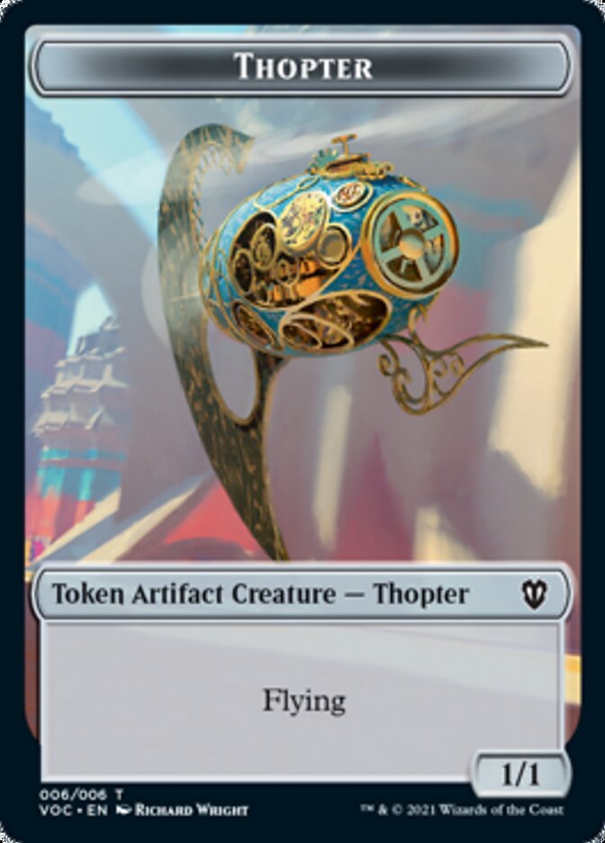 Spirit (003) // Thopter Double-Sided Token [Innistrad: Crimson Vow Commander Tokens] - The Mythic Store | 24h Order Processing
