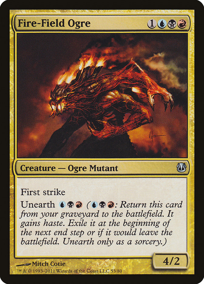 Fire-Field Ogre [Duel Decks: Ajani vs. Nicol Bolas] - The Mythic Store | 24h Order Processing