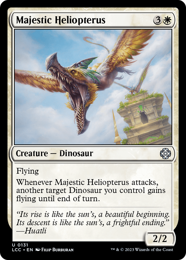 Majestic Heliopterus [The Lost Caverns of Ixalan Commander] - The Mythic Store | 24h Order Processing